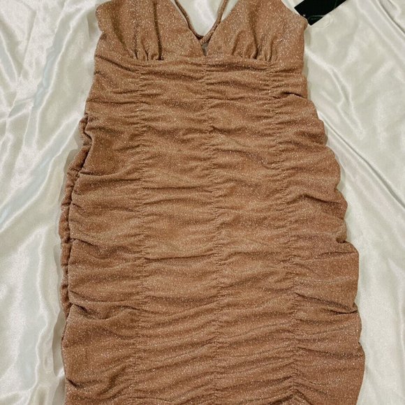 Women's Sleeveless Ruched Bodycon Dress - Wild Fable - Picture 2 of 4